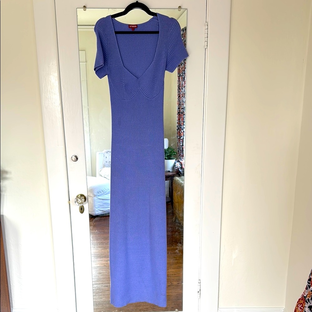 CAMDEN DRESS | PERIWINKLE | STAUD